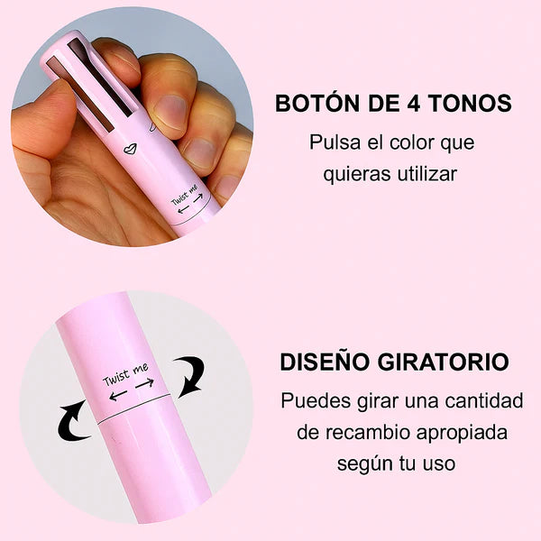 Lápiz de Maquillaje Multifuncional 4 en 1