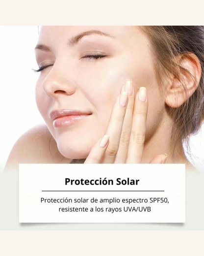 Base 4 en 1 Espectral – Impermeable, Cobertura Total y Protección Solar SPF50