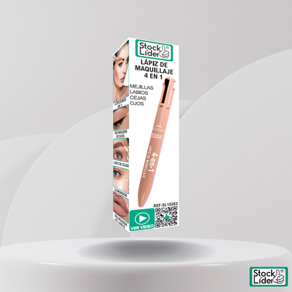 Lápiz de Maquillaje Multifuncional 4 en 1