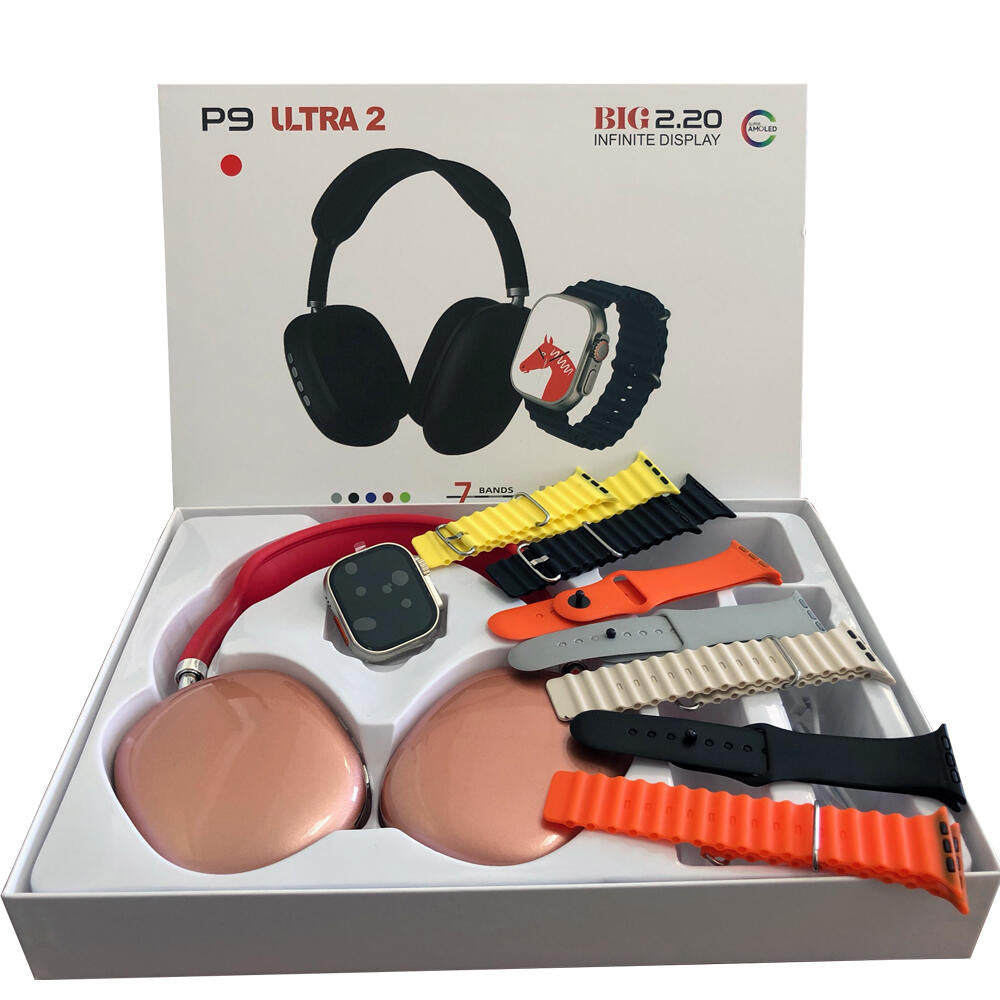 RELOJ SMART WATCH + AURICULARES DIADEMA